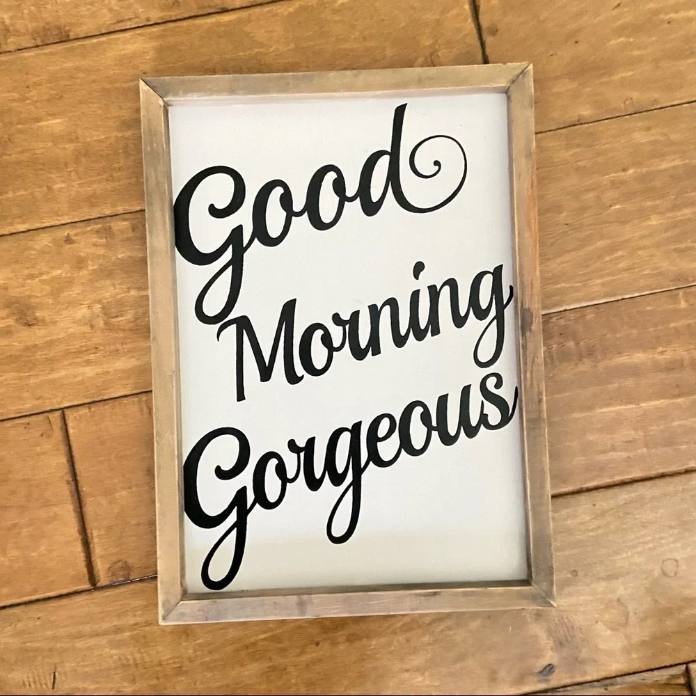 Couples Bedside Rustic Wall Decor Signs. 10.5”x14”